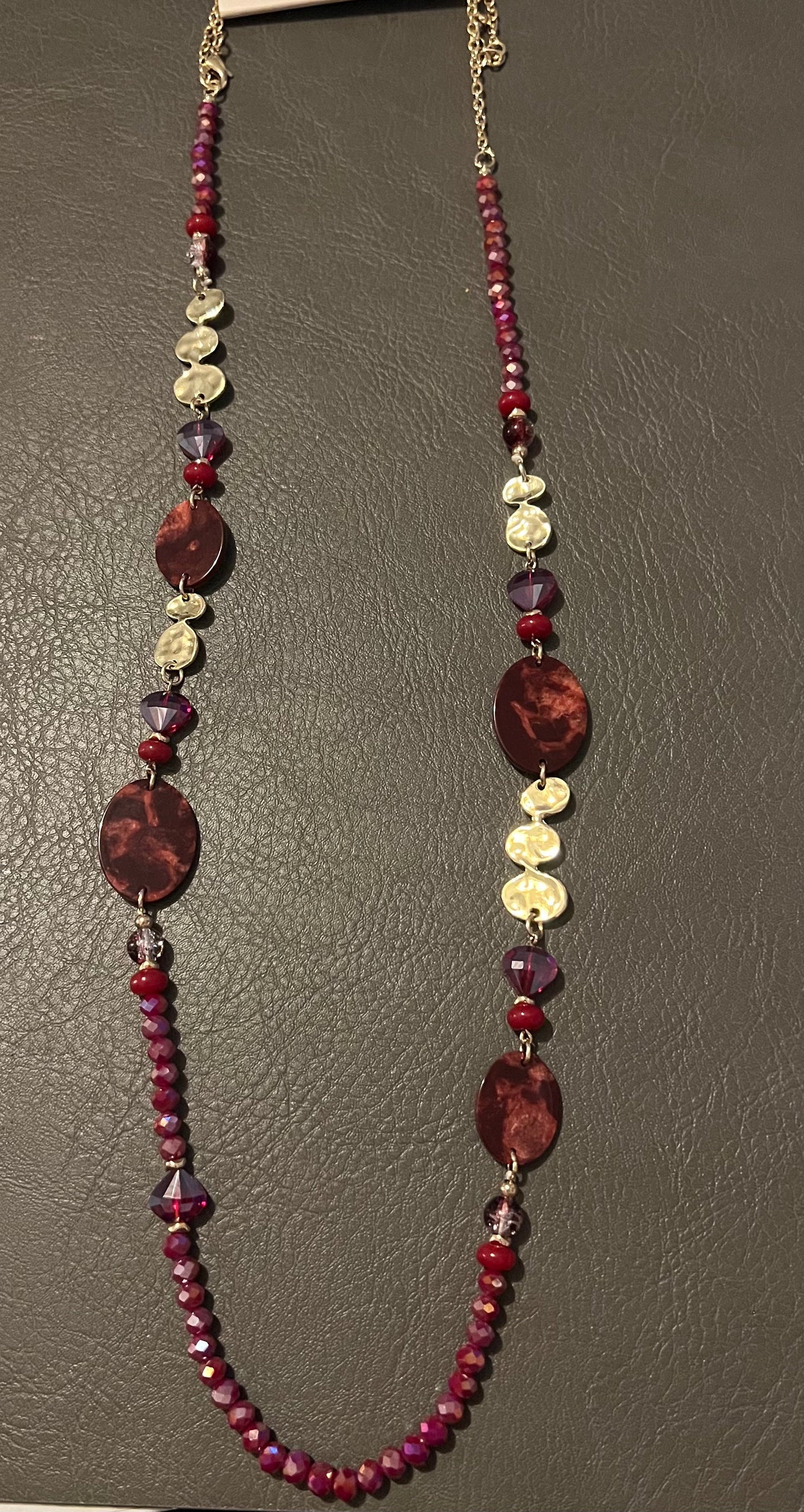 Ketting lang Bordeaux