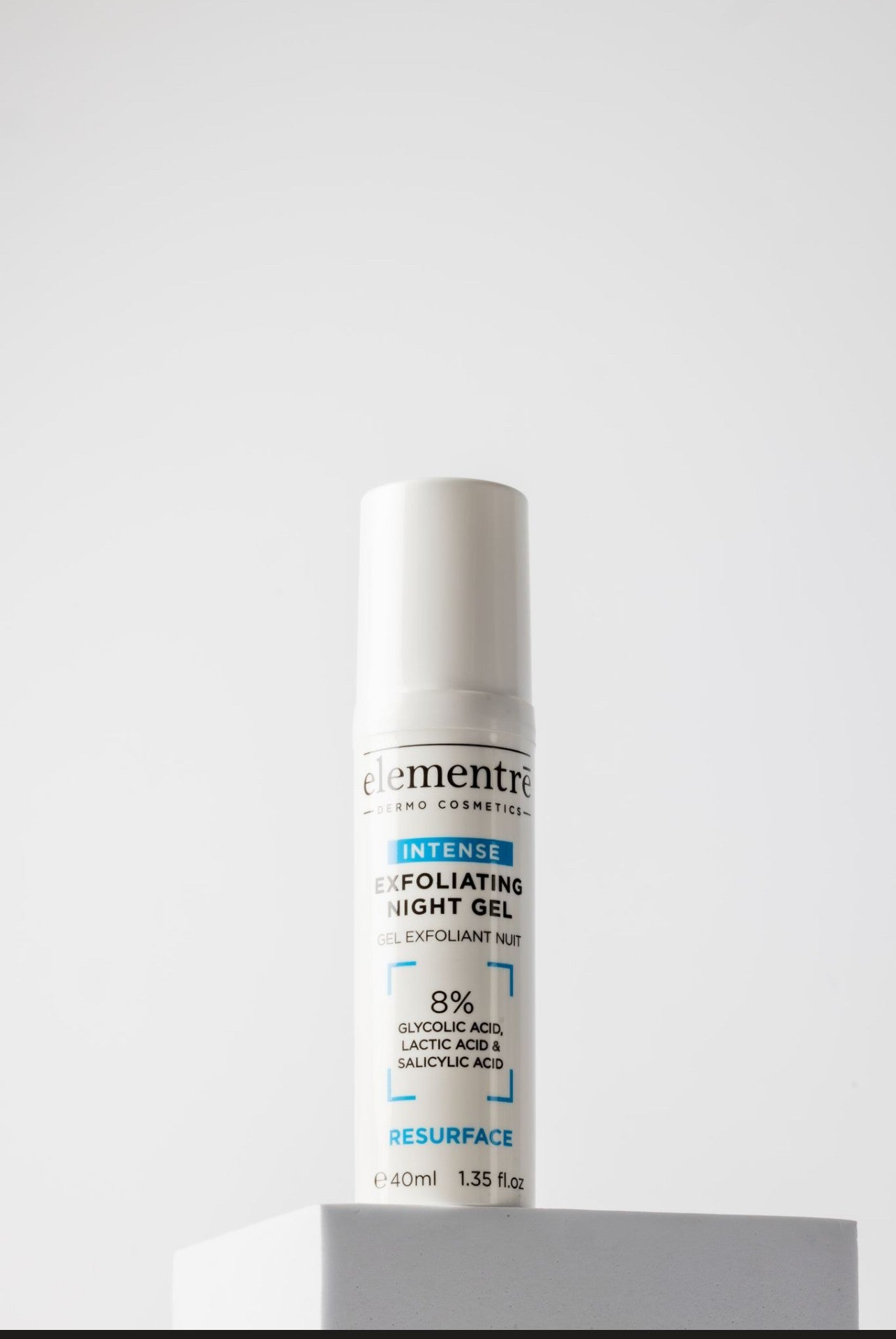Exfoliating night gel 8% AHA-BHA
