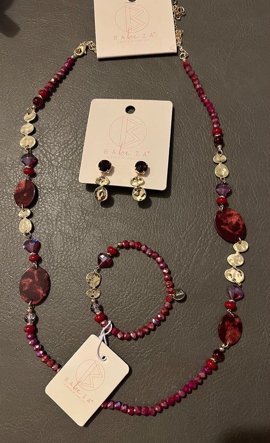 Set Bordeaux Babeza
